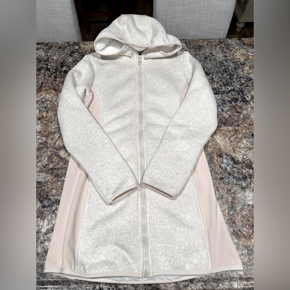 Women’s Mono B fleece long zip coat
